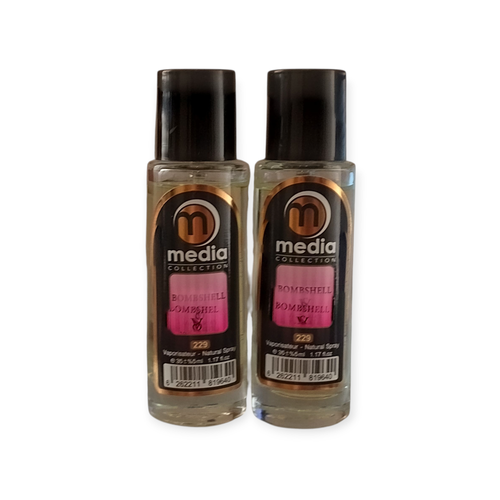 ادکلن جیبی زنانه مدیا مدل بامبشل ویکتوریا سکرت 35 میل