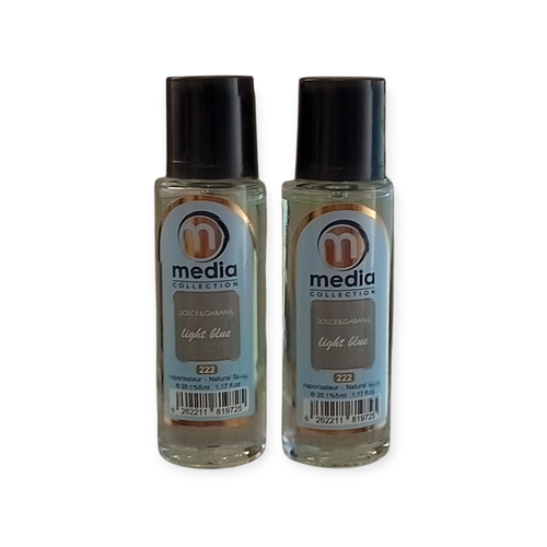 ادکلن جیبی زنانه مدیا مدل لایت بلو 35 میل