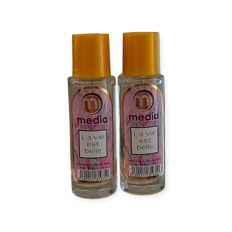 ادکلن جیبی زنانه مدیا مدل لاوی است بل 35 میل