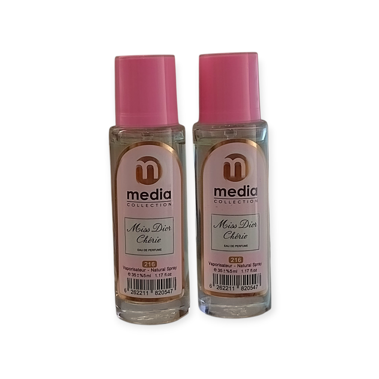 ادکلن جیبی زنانه مدیا مدل میس دیور چری 35 میل
