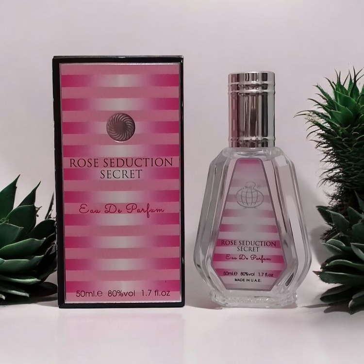 ادکلن جیبی زنانه فراگرانس مدل رز سکرت 50 میلی لیتر