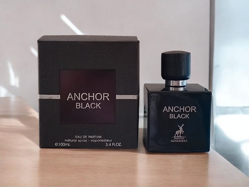 ادکلن مردانه الحمبراء مدل انکر بلک حجم 100 میلی لیتر