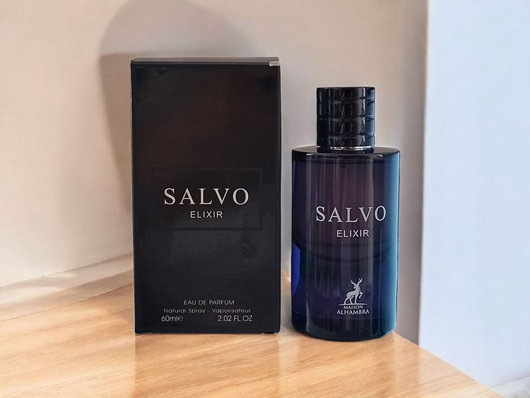 ادکلن مردانه الحمبراء مدل سالوو الکسیر حجم 60 میلی لیتر