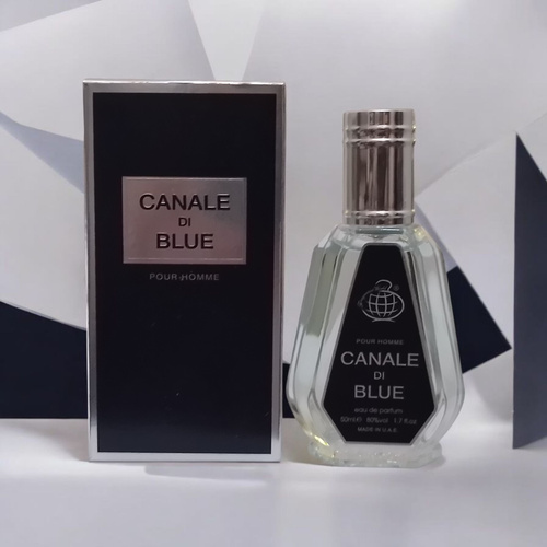 ادکلن جیبی مردانه فراگرانس ورد مدل چنل د بلو پورهوم حجم 50 میلی لیتر