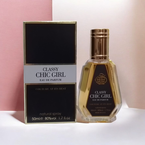 ادکلن جیبی زنانه فراگرانس ورد مدل کلاسی چیک گریل حجم 50 میلی لیتر