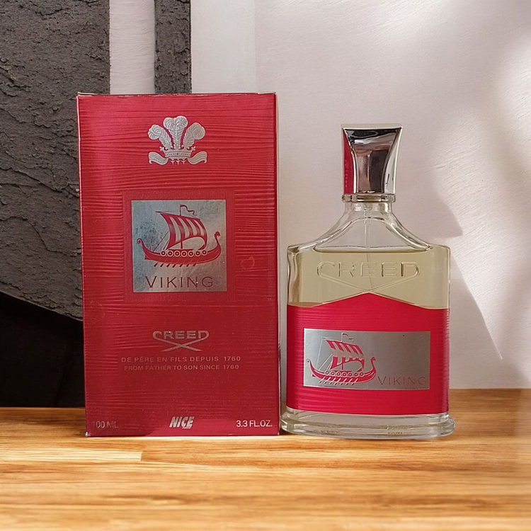 ادکلن مردانه نایس مدل کرید وایکینگ قرمز حجم 100 میلی لیتر