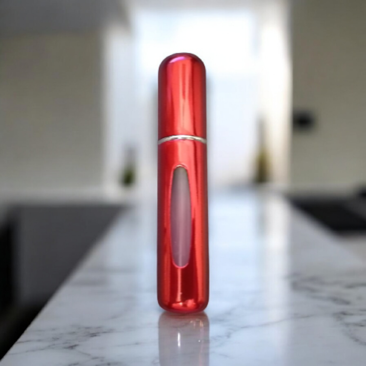 اتومایزر ( ظرف نگهدارنده عطر و ادکلن اتومات ) رنگ قرمز حجم 10 میلی لیتر