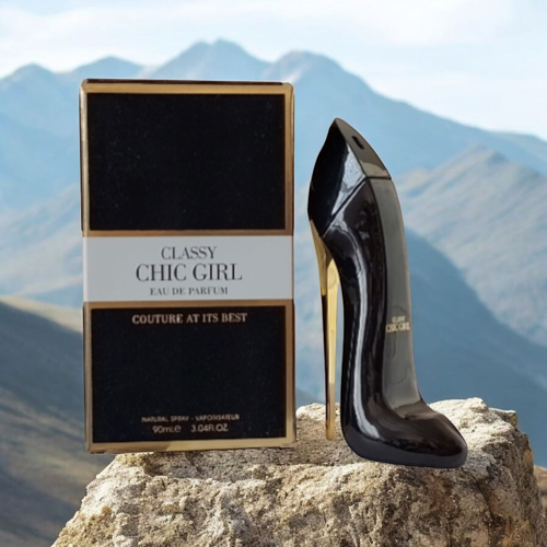 ادکلن بدون سلفون زنانه فراگرانس ورد مدل کلاسی چیک گرل Classy Chic Girl حجم 90 میلی لیتر