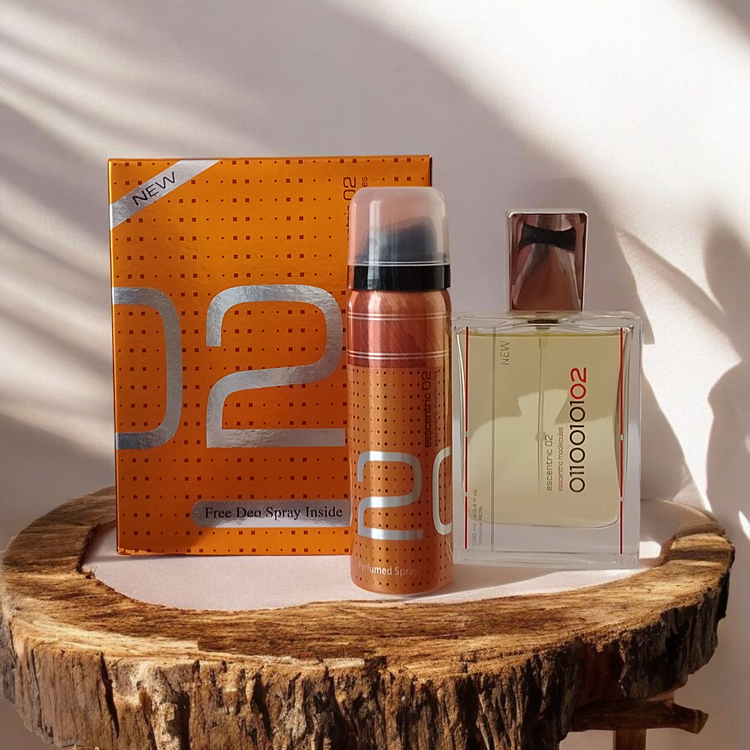 ادکلن بدون سلفون یونیسکس فراگرانس ورد مدل مولکول 02 Esscentric Moolecules حجم 100 میلی لیتر